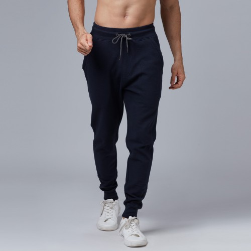 Ottoman Fabric Charcoal Joggers