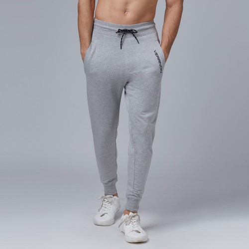 French Terry Grey Melange Jogger 