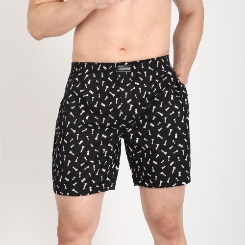 Chess Coins Printed Woven Boxer